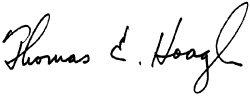 -s- Thomas E. Hoaglin