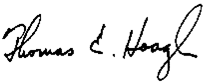 -s- Thomas E. Hoaglin